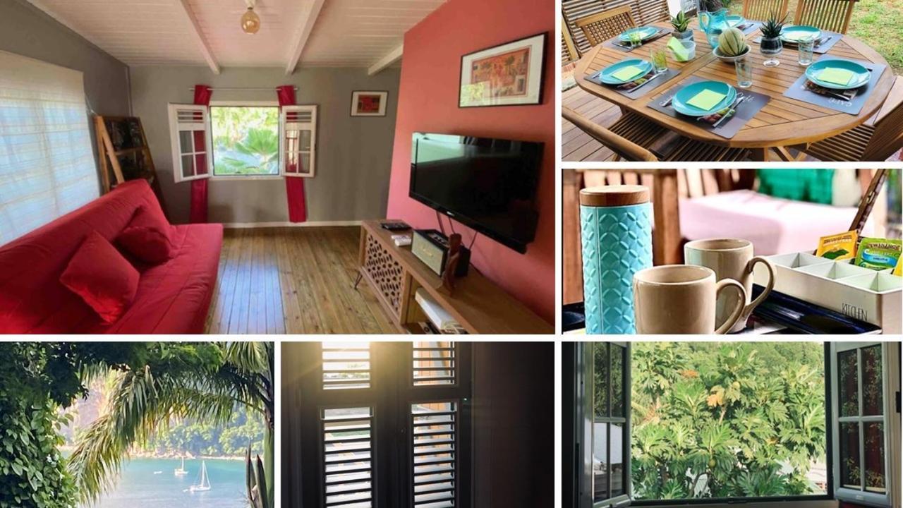 Habitation Baliache - Maison Creole Avec Jardin Privatif, Plage A 200M Deshaies Εξωτερικό φωτογραφία